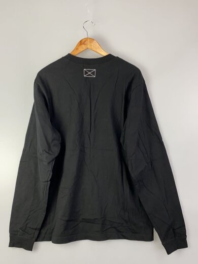 商品画像：長袖Tシャツ/L/コットン/BLK/無地// 2