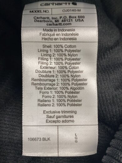 商品画像：ジャケット/L/コットン/BLK/OJ0140-M 4