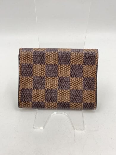 商品画像：アンヴェロップ・カルト・ドゥ・ヴィジット_ダミエ・エベヌ/--/BRW/レディース// 2