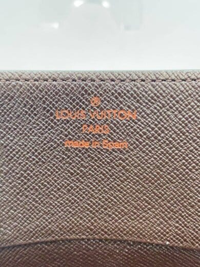 商品画像：アンヴェロップ・カルト・ドゥ・ヴィジット_ダミエ・エベヌ/--/BRW/レディース// 3