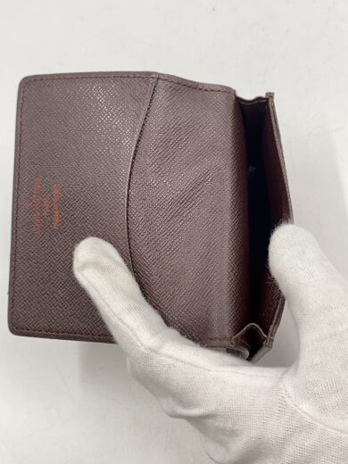 商品画像：アンヴェロップ・カルト・ドゥ・ヴィジット_ダミエ・エベヌ/--/BRW/レディース// 4