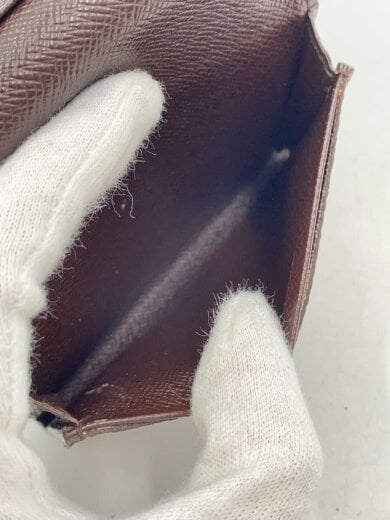 商品画像：アンヴェロップ・カルト・ドゥ・ヴィジット_ダミエ・エベヌ/--/BRW/レディース// 5