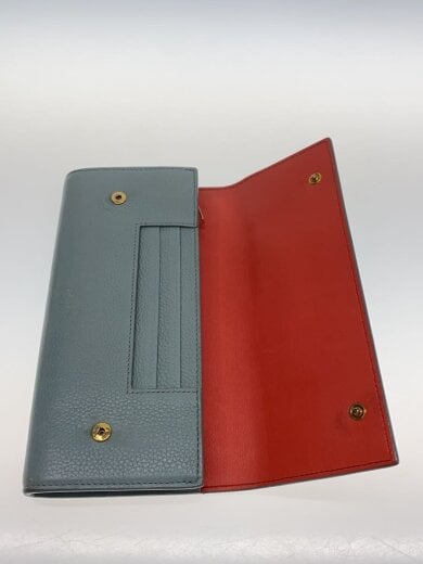 商品画像：長財布/レザー/BLU/無地/レディース// 4