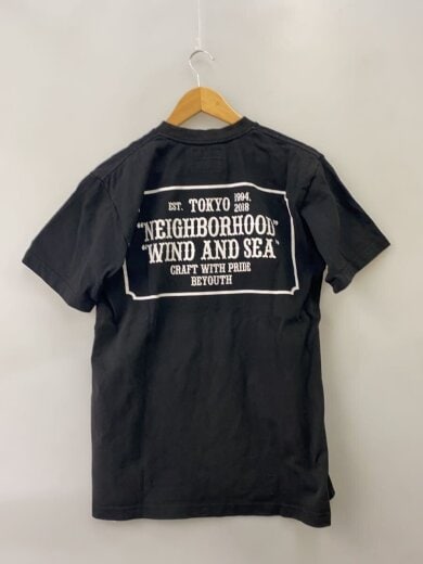 商品画像：Tシャツ/M/コットン/BLK/無地/221FRWSN-STMO2S// 2