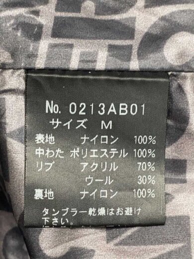 商品画像：ダウンジャケット/M/ナイロン/BLK/無地/0213AB01// 4