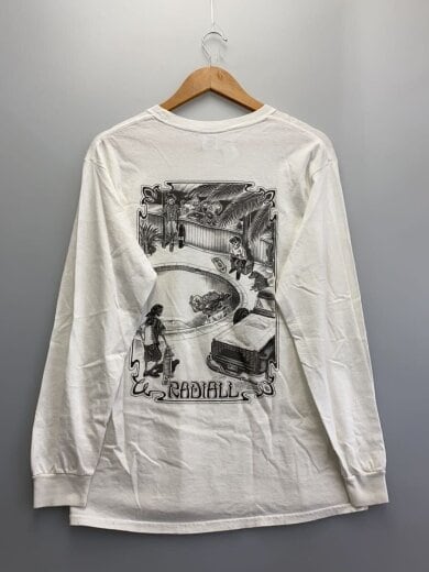 商品画像：長袖Tシャツ/M/コットン/WHT/プリント// 2