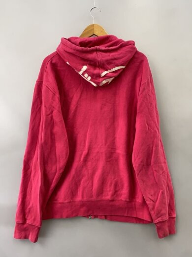 商品画像：ジップパーカー/XL/コットン/PNK/無地// 2