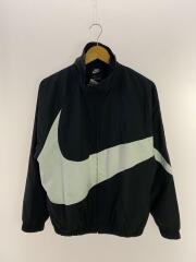 ナイロンジャケット/S/ナイロン/BLK/無地/SP190812SIV