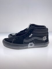 25SS/×VANSNate Lowman Skateハイカットスニーカー/28cm/BLK/スウェード/72145