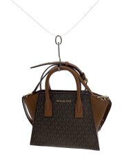 ハンドバッグ/レザー/BRW/総柄/NB-2206