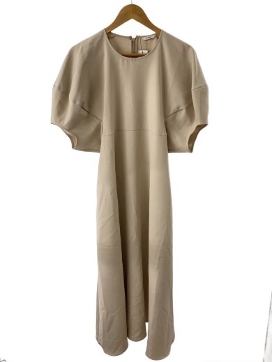 商品画像：半袖ワンピース/1/ポリエステル/BEG/無地/14112-5052 1