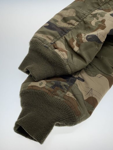 画像：AVIREXブルゾン/XXL/ポリエステル/KHK/総柄/61621595