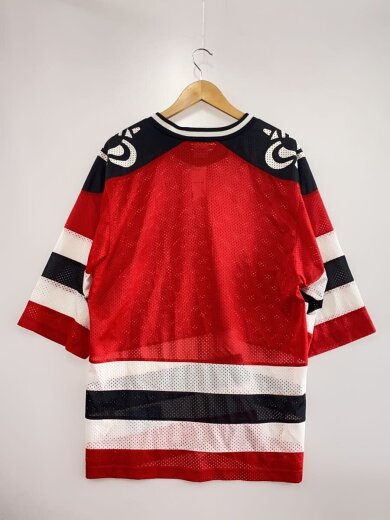 商品画像：Tシャツ/L/ポリエステル/RED/無地/C8-F407 2