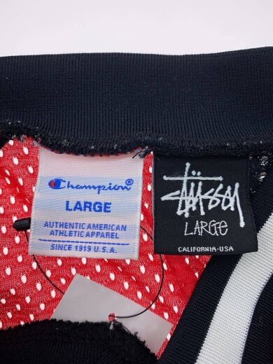 商品画像：Tシャツ/L/ポリエステル/RED/無地/C8-F407 3