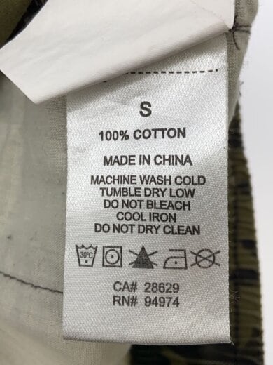 商品画像：ショートパンツ/S/コットン/GRN/総柄 5