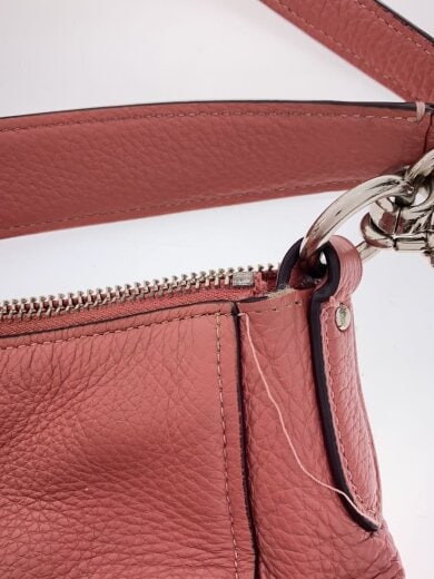 商品画像：ショルダーバッグ/レザー/PNK/無地/F31400 9