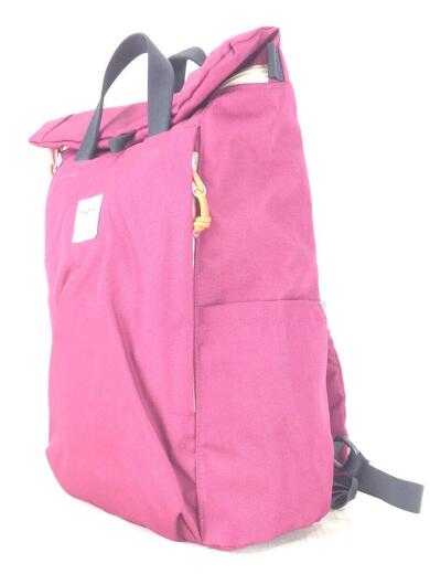 画像：helloluluリュック/ナイロン/ボルドー2