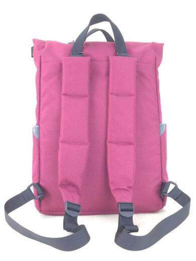 画像：helloluluリュック/ナイロン/ボルドー3