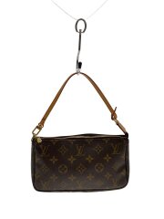 1)ポシェット・アクセソワール_モノグラム・キャンバス/PVC/ブラウン