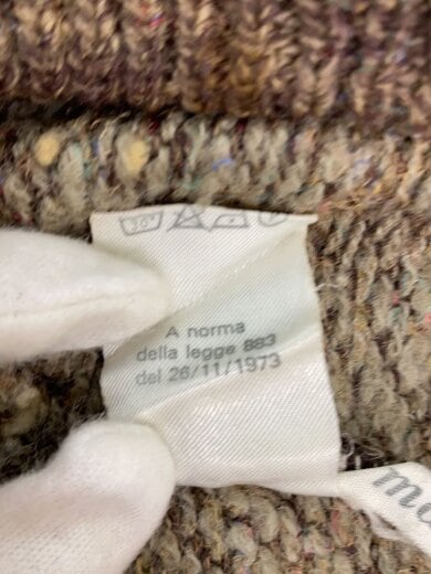 商品画像：BonGustoFlorence/ニット・セーター(厚手)/50/ウール/ブラウン/無地 5