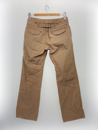 商品画像：ストレートパンツ/44/コットン/カーキ/無地 2