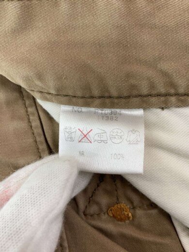 商品画像：ストレートパンツ/44/コットン/カーキ/無地 5