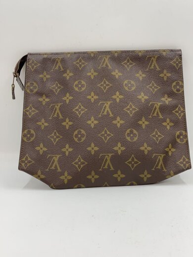 商品画像：ポッシュ・トワレット26_モノグラム・キャンバス/PVC/ブラウン 3