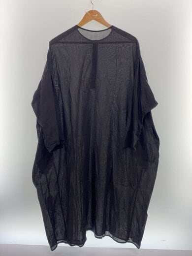 商品画像：長袖ワンピース/FREE/コットン/ブラック/無地/GAA5-26M016 2