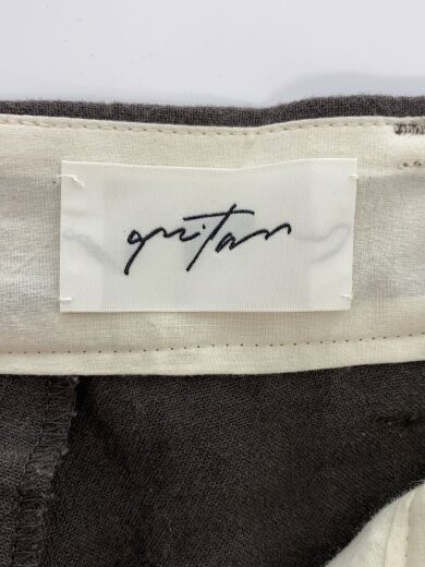 商品画像：ボトム/1/ウール/ブラウン/無地/557-1240020/ウールリネン 4