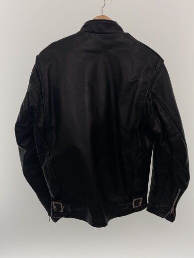 商品画像：レザージャケット・ブルゾン/38/レザー/ブラック 2