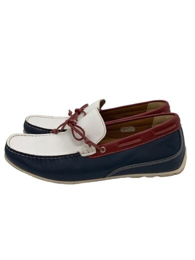 商品画像：デッキシューズ/27cm/ホワイト/レザー 1