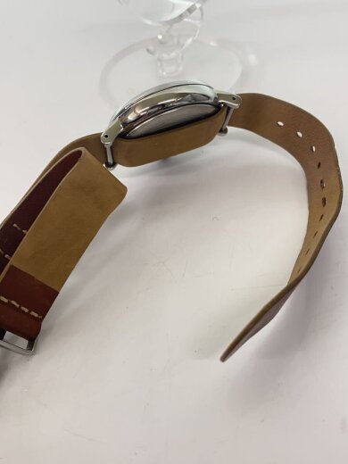 商品画像：腕時計/アナログ/レザー/ネイビー/ブラウン 4