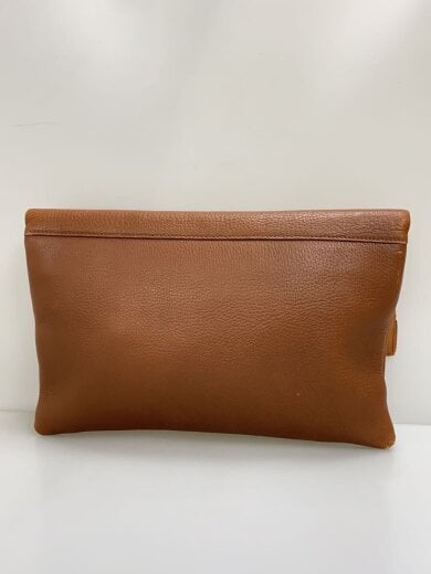 商品画像：バッグ/レザー/ブラウン/無地/クラッチバック 3