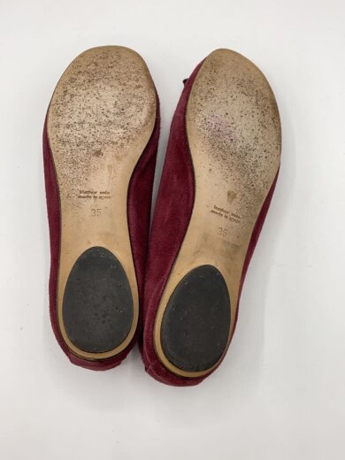 商品画像：フラットパンプス/35/ボルドー/スウェード 4