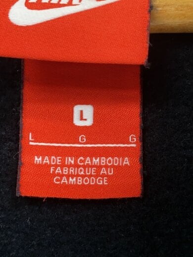 商品画像：ジップパーカー/L/コットン/ブラック/無地 4