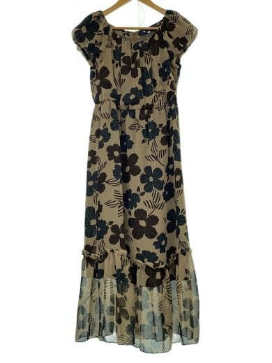 商品画像：ノースリーブワンピース/40/ポリエステル/BEG/花柄/EU00108KJ0035 1