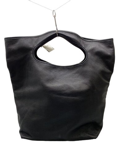 商品画像：ハンドバッグ/レザー/ブラック/無地 1