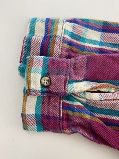 商品画像：ネルシャツ/M/コットン/PUP/チェック/80s/USA製/三角タグ 4