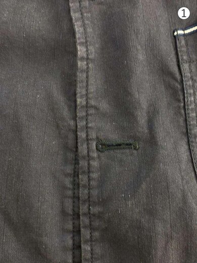 商品画像：ジャケット/--/リネン/NVY/無地 6