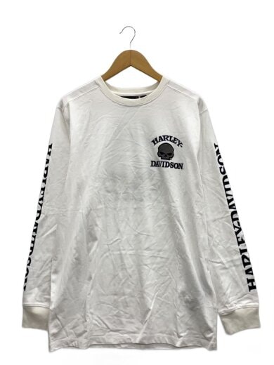 商品画像：長袖Tシャツ/M/コットン/BLK/99092-14VM/襟汚れ有// 1