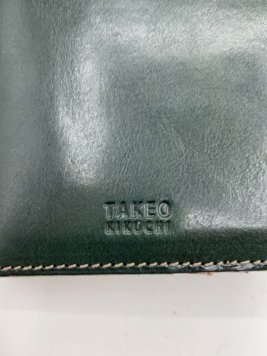 商品画像：2つ折り財布/レザー/GRN/メンズ 3