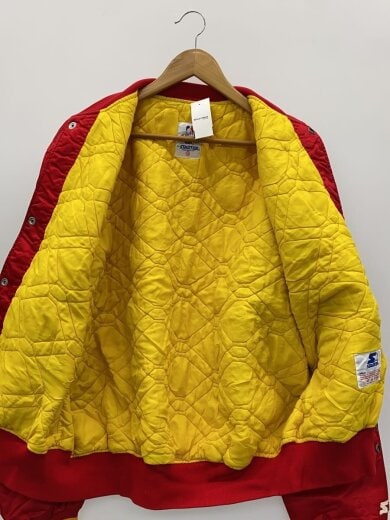 商品画像：スタジャン/XL/ナイロン/RED/無地 3