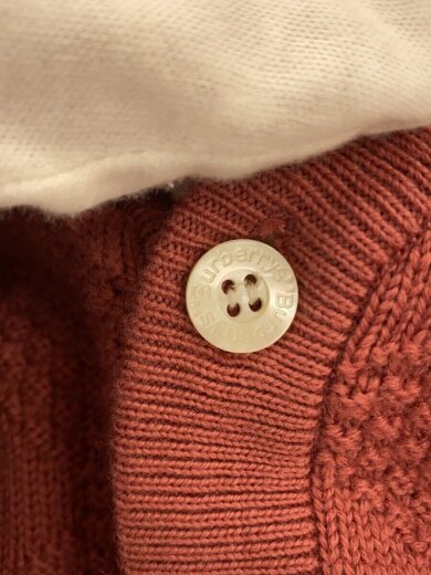 画像：BURBERRYSニットベスト(薄手)/L/ウール/PNK/BFT34-3506