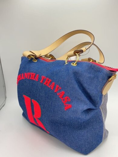 画像：Samantha Thavasa2WAY/イニシャルデニムトート/ショルダーバッグ/デニム/BLU2