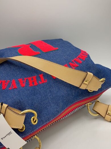 画像：Samantha Thavasa2WAY/イニシャルデニムトート/ショルダーバッグ/デニム/BLU4