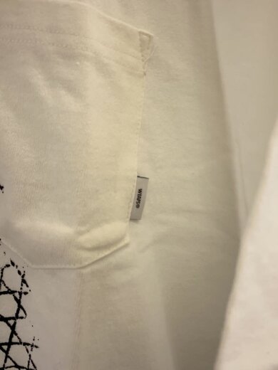 画像：WTAPS × VANSTシャツ/XL/コットン/ホワイト/vn0a4trdwht/モッシュビットプリント//6