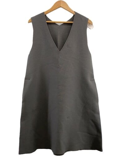 商品画像：ノースリーブワンピース/--/ポリエステル/GRY/無地/汚れ有 1
