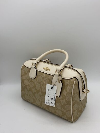 商品画像：ハンドバッグ/レザー/アイボリー/総柄/D1822-F32203/シグネチャー 2