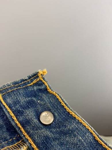 画像：Levi’s501/00s/ヒゲ/ボタン裏359/ストレートパンツ/34/コットン/IDG/無地7