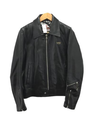 画像：Lewis Leathers × HYSTERIC GLAMOURシングルライダースジャケット/S/馬革/BLK1